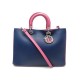 SAC A MAIN CHRISTIAN DIOR DIORISSIMO CUIR BICOLORE CABAS BANDOULIERE BAG 3400€