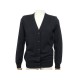 NEUF PULL PRADA GILET CARDIGAN S 40 IT 36 FR EN LAINE NOIR NEW WOOL SWEATER 720€