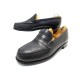 CHAUSSURES JM WESTON MOCASSINS 180 7.5D 42 CUIR GRAINE NOIR LOAFERS SHOES 670€