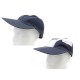 NEUF CASQUETTE HERMES ROGER REVERSIBLE 182031N EN SOIE BLEU MARINE SILK CAP 480€