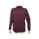 NEUF PULL HERMES ALPHABET COL ROULE M 38 EN COTON PRUNE NEW SWEATER 600€