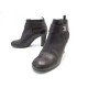 CHAUSSURES CHANEL BOTTINES FERMOIR TIMELESS G29293 37 EN CUIR MARRON BOOTS 1300€