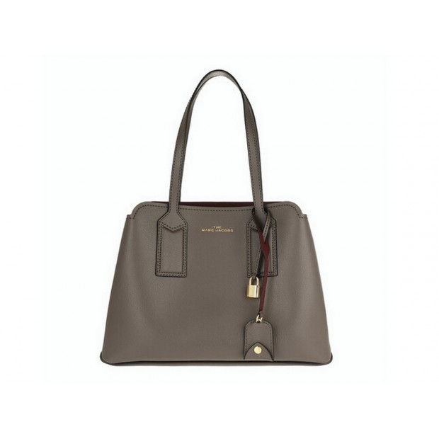 NEUF SAC A MAIN MARC JABOBS THE EDITOR 38 CUIR LOAM SOIL TAUPE M0012564 BAG 410€