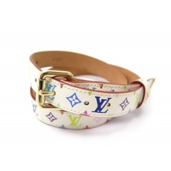 CEINTURE LOUIS VUITTON 65 CM EN TOILE MONOGRAM MULTICOLORE MURAKAMI BELT