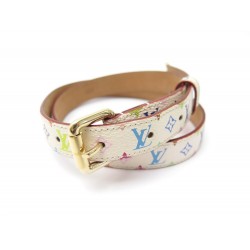 CEINTURE LOUIS VUITTON 70 CM EN TOILE MONOGRAM MULTICOLORE MURAKAMI BELT