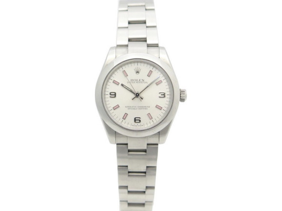 montre rolex lady oyster perpetual 177200 31 mm acier