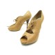 CHAUSSURES FENDI ESCARPINS 8I3632 41 CUIR CAMEL + BOITE LEATHER PUMP SHOES 650€