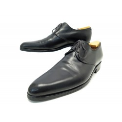 CHAUSSURES JM WESTON DERBY 8C 42 FIN 41.5 EN CUIR NOIR + EMBAUCHOIRS SHOES 685€