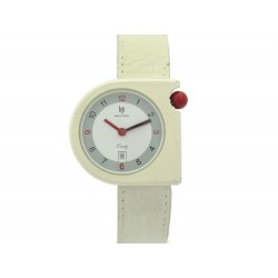 VINTAGE MONTRE LIP MACH 2000 PAR ROGER TALLON 40 MM EN ACIER BLANC QUARTZ WATCH