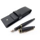 STYLO PLUME WATERMAN NOIR CARTOUCHE + ETUI MONTBLANC MEISTERTUCK 14311 PEN 296€