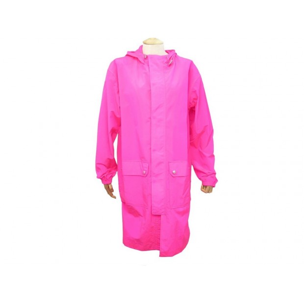 NEUF VESTE ZADIG & VOLTAIRE PARKA KAKILA S 36 ROSE FLUO IMPERMEABLE TRENCH 410€