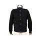 NEUF VESTE A.P.C. APC BLOUSON EN DAIM T S 36 NOIR NEW SUEDE JACKET VEST 1090€