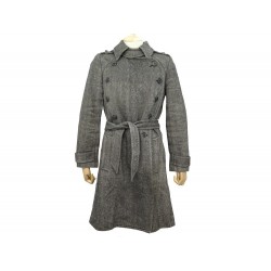 NEUF MANTEAU ISABEL MARANT ETOILE MOTIF CHEVRONS 0 S 34 LAINE & LIN COAT 560€