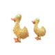 VAN CLEEF & ARPELS 2 BROCHES PETITS CANARDS OR JAUNE 18K NUM 107028-1117€