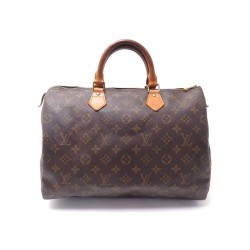 VINTAGE SAC A MAIN LOUIS VUITTON SPEEDY 35 TOILE MONOGRAM M41107 HAND BAG 925€