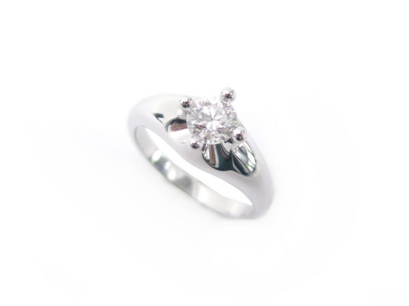 bague bulgari corona diamant solitaire 0.5 ct t49