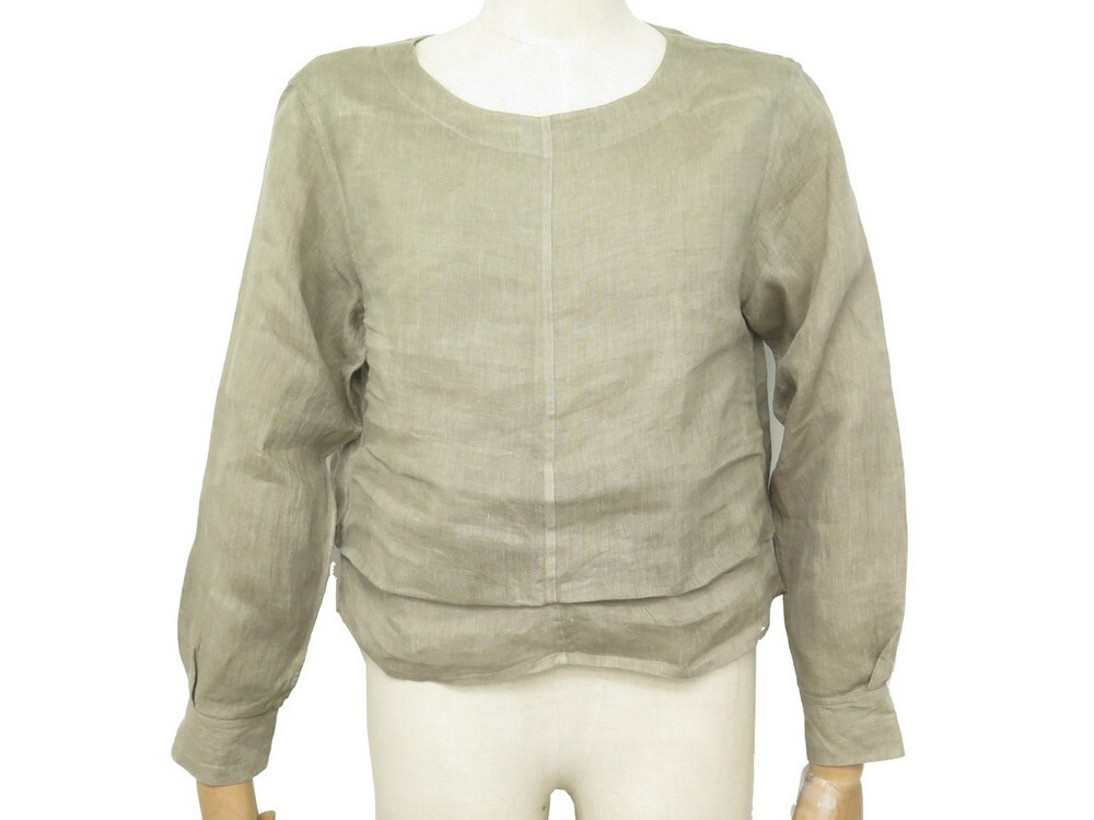 haut hermes blouse en lin taille m 38 
