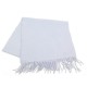 NEUF ECHARPE HERMES UNIE BRODEE EN CACHEMIRE BLEU + BOITE CASHMERE SCARF 425€