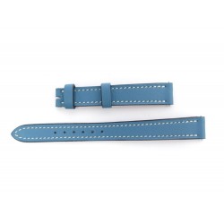 NEUF BRACELET HERMES POUR MONTRE ARCEAU EN CUIR SWIFT BLEU JEAN WATCH 300€