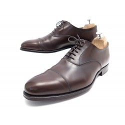 NEUF CHAUSSURES CROCKETT & JONES RICHELIEU LONSDALE 8.5E 42.5 EN CUIR SHOES 680€