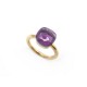 BAGUE POMELLATO NUDO CLASSIC AMETHYSTE TAILLE 54 EN OR JAUNE 18K GOLD RING 2300€