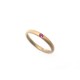 NEUF BAGUE POMELLATO ALLIANCE LUCCIOLE A.A002SO7/ZR 54 OR SABLE 18K + BOITE 560€