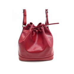 SAC A MAIN LOUIS VUITTON NOE PM EN CUIR EPI ROUGE SEAU LEATHER HAND BAG 1410€