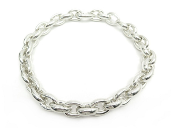 collier hermes acrobate chaine gros maillons 44 cm