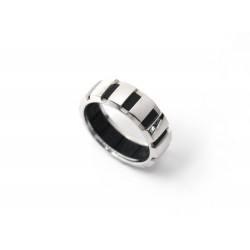BAGUE CHAUMET CLASS ONE MM T 54 EN OR BLANC 18K 5.8GR WHITE GOLD RING 1550€
