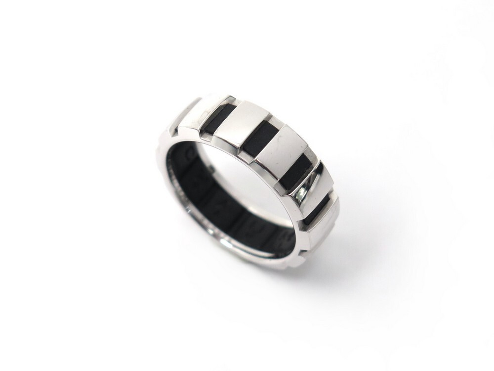 bague chaumet class one mm t 54 en or blanc 18k 5.8gr