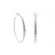 NEUF BOUCLES D'OREILLES CHANEL CREOLES LOGO CC A86028 + BOITE EARRINGS NEW 580€