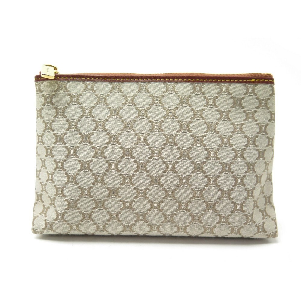 pochette celine trousse toile triomphe monogramme