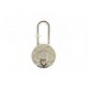 PORTE-CLES HERMES FANTAISIES INDIENNES EN ACIER CADENAS STEEL PADLOCK KEY HOLDER