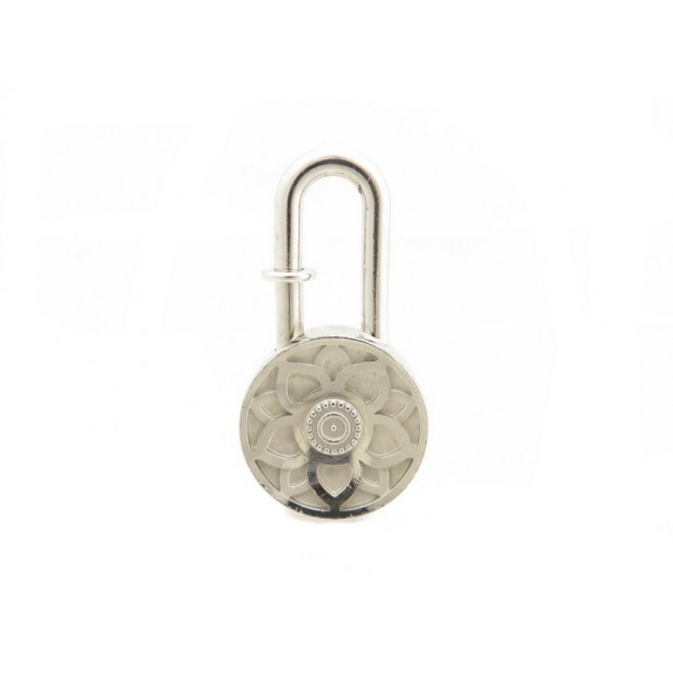 PORTE-CLES HERMES FANTAISIES INDIENNES EN ACIER CADENAS STEEL PADLOCK KEY HOLDER