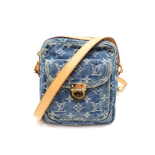 SAC A MAIN SACOCHE LOUIS VUITTON BAGGY PM BANDOULIERE TOILE MONOGRAM DENIM BAG