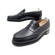 CHAUSSURES JM WESTON MOCASSINS 180 7D 41 EN CUIR NOIR LEATHER LOAFERS SHOES 670€