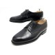 CHAUSSURES JM WESTON DERBY 502 7E 41 LARGE EN CUIR NOIR BLACK LEATHER SHOES 670€