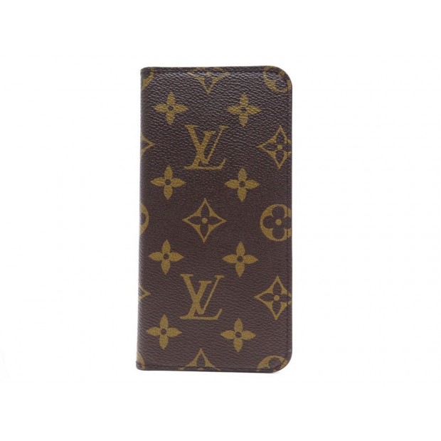 NEUF ETUI TELEPHONE LOUIS VUITTON IPHONE 7+ 8+ EN TOILE MONOGRAM PHONE CASE 305€