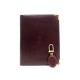 LOT CARTIER MUST COUVERTURE AGENDA + PORTE CLE CUIR BORDEAUX DIARY HOLDER 1015€