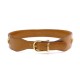 CEINTURE CELINE MORS LARGE TAILLE 65 EN CUIR KAKI GREEN LEATHER BELT 590€