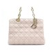 SAC A MAIN CHRISTIAN DIOR LADY M SOUPLE CUIR CANNAGE ROSE LEATHER HAND BAG 3900€