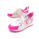 NEUF CHAUSSURES LOUIS VUITTON BASKETS RUN AWAY 38.5 EN TOILE BLANC SNEAKERS 650€