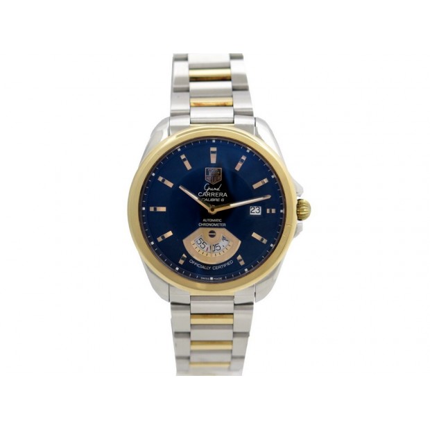 MONTRE TAG HEUER GRAND CARRERA CALIBRE 6 WAV515A 40 MM OR & ACIER WATCH 5250€