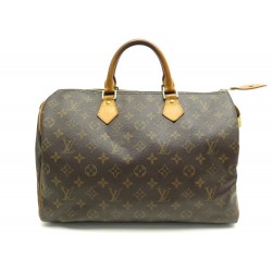 SAC A MAIN LOUIS VUITTON SPEEDY 35 M41107 EN TOILE MONOGRAM LV HAND BAG 925€