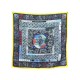 NEUF FOULARD HERMES PIQUE FLEURI DE PROVENCE HENRY CARRE 90 SOIE SILK SCARF 385€