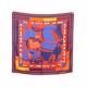 NEUF FOULARD HERMES PUZZLE JOACHIM METZ CARRE 90 EN SOIE NEW SILK SCARF 385€