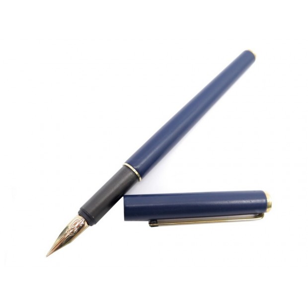 VINTAGE STYLO PLUME MONTBLANC NOBLESSE SLIMLINE CARTOUCHES BLEU FOUNTAIN PEN