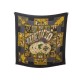 CHALE HERMES LE TAROT ANNIE FAIVRE CACHEMIRE SOIE NOIR CACHMERE SILK SHAWL 965€