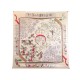 FOULARD HERMES NEIGE D'ANTAN CATHY LATHAM CARRE 90 EN SOIE BEIGE SILK SCARF 385€