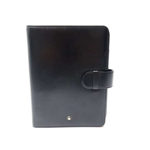 PORTE AGENDA MONTBLANC ORGANISEUR MEISTERSTUCK MOYEN FORMAT CUIR NOIR DIARY 435€